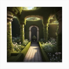 Fairytale Garden 1 Canvas Print