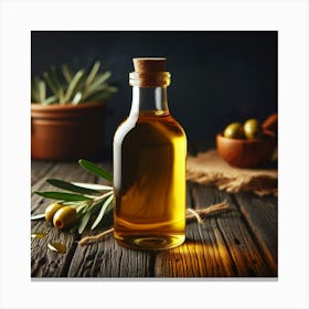 Olive Oil Stock Videos & Royalty-Free Footage Canvas Print