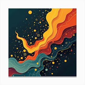 Abstract vector Canvas Print