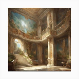 Fairytale Palace 1 Canvas Print
