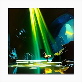 Duck cave Canvas Print