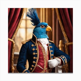 Bird In A Suit Canvas Print