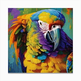 Colorful Parrot Canvas Print