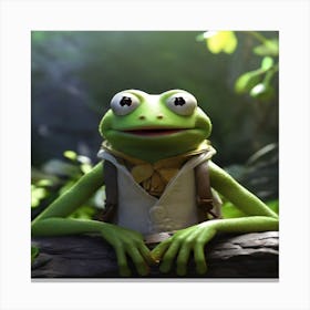 Frog. Canvas Print