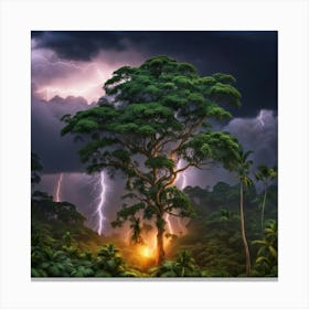 Tropical Rain Forest Canvas Print