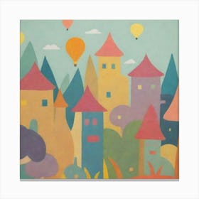 Fairytale City Canvas Print