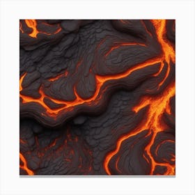 Lava Flow 57 Canvas Print