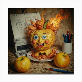 Halloween Pumpkin 12 Canvas Print