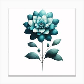 Blue Flower 2 Canvas Print