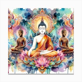 Buddha Painting 1 Canvas Print