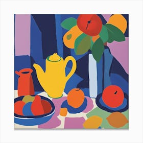 A Matisse-Inspired Still Life 2 Canvas Print