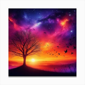 Tree In The Sky 47 Canvas Print