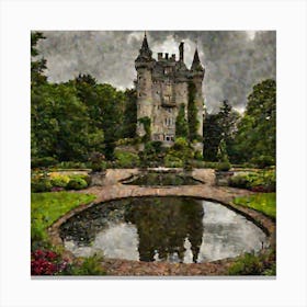 Castle In Scotland Canvas Print