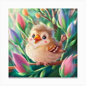 Cute Little Bird 1 Canvas Print