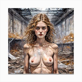 All about Eve Series, destruction 1 Canvas Print