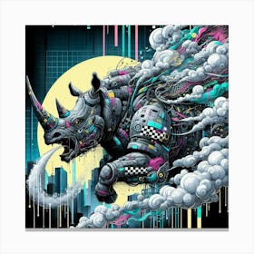 Rhinoceros Canvas Print