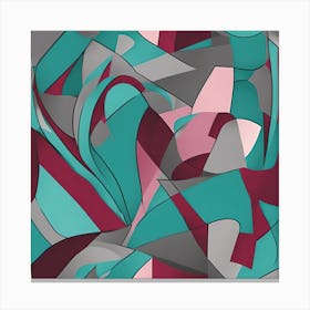 A Wallpaper Abstract Art, Picasso Style. Canvas Print