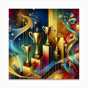 Abstract Abstract Painting 2 Canvas Print