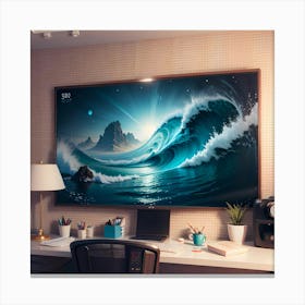 Seascape Painting Canvas Print