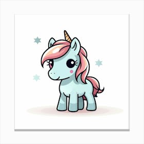 Cute Unicorn 20 Canvas Print