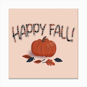 Happy Fall Canvas Print
