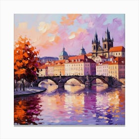 Prague Bridge Canvas Print