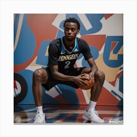 Andrew Wiggins AI Canvas Print