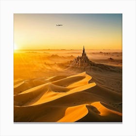 Desert Landscape Canvas Print