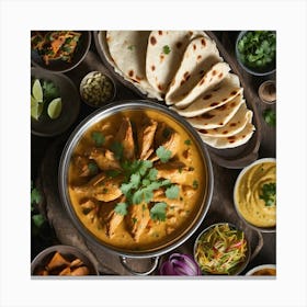 Indian Food Canvas Print