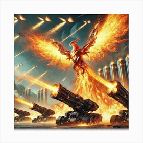 Phoenix Artillery Special Ability Converted Canvas Print