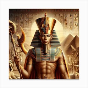 Pharaoh Of Egypt 1 Canvas Print