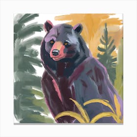 Black Bear 03 Canvas Print