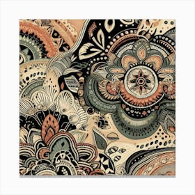 Paisley Pattern 1 Canvas Print