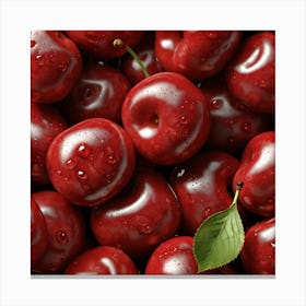 Cherry Stock Videos & Royalty-Free Footage 1 Canvas Print