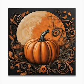 Abstract Halloween Canvas Print