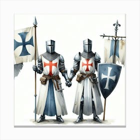 Knight Templar 2 Canvas Print