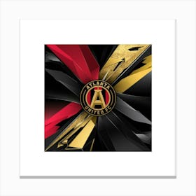 Atlanta United FC Logo Wall Art 20 Canvas Print