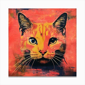 Cat Painting 1 Canvas Print