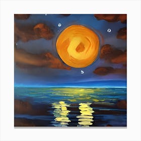 Painted Night Canvas Print