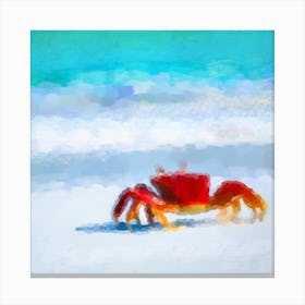 Red crab Canvas Print