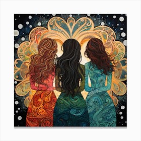 Three Sisters Canvas Print