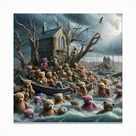 Teddy Bears 11 Canvas Print