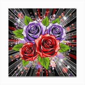 Gorgeous colorful spring flowers 14 Canvas Print