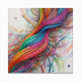 Wire Art Canvas Print