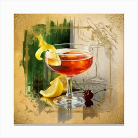 Tequila Cocktail 6 Canvas Print