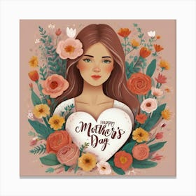 Happy Mother'S Day Canvas Print