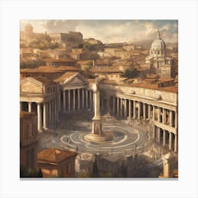 Roman City Canvas Print