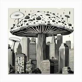 world shroom centre Canvas Print