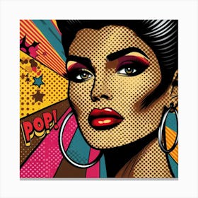 Nia Pop Pop Art Canvas Print