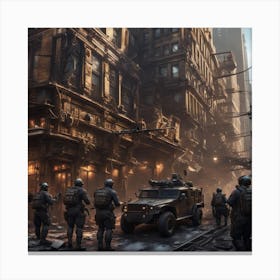 Call Of war Canvas Print